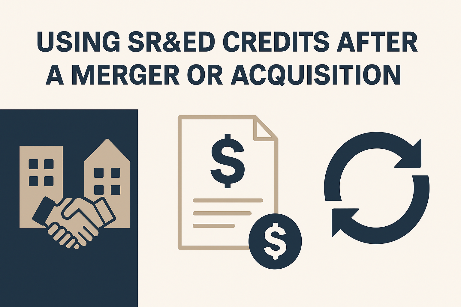Post-Merger SR&ED Credit Strategies – Infographic for Businesses