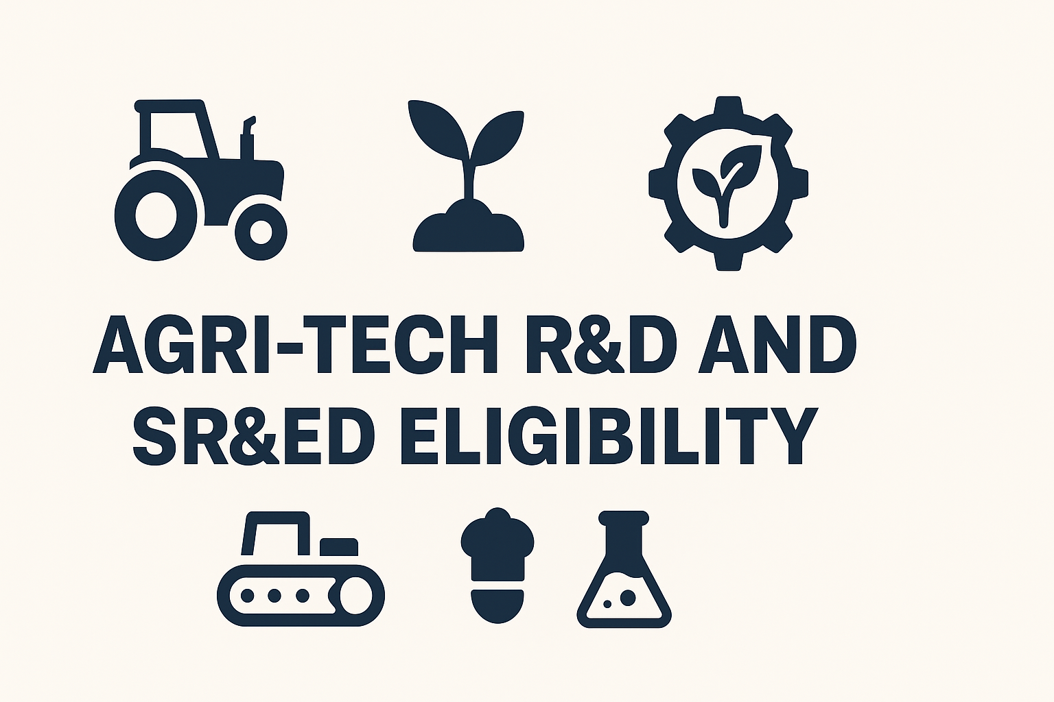 Agricultural Innovation and SR&ED Credits – Visual Guide