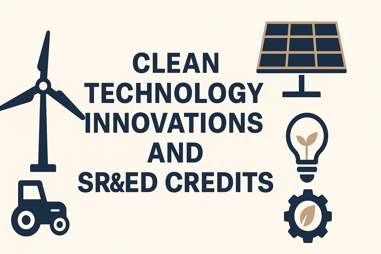 SR&ED Credits for Clean Energy and Sustainable Technology – Visual Guide