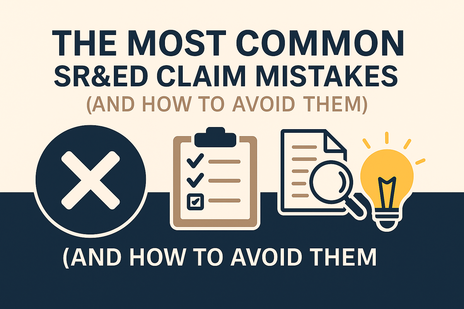 The Most Common SR&ED Claim Mistakes (and How to Avoid Them)