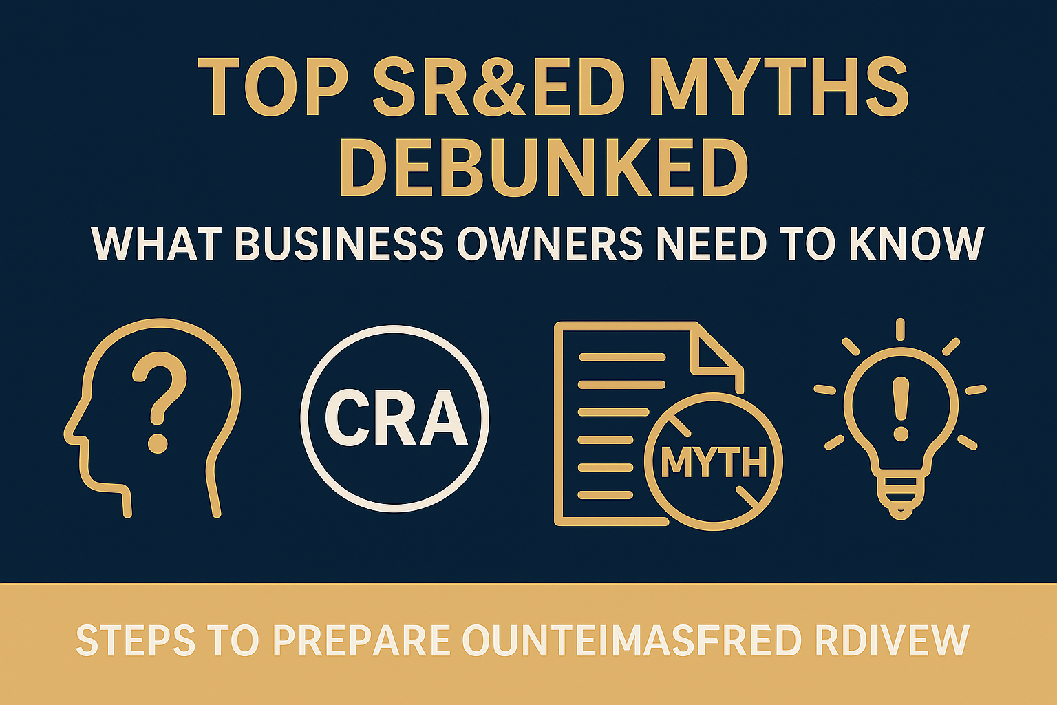Top SR&ED Myths Debunked: What Business Owners Need to Know