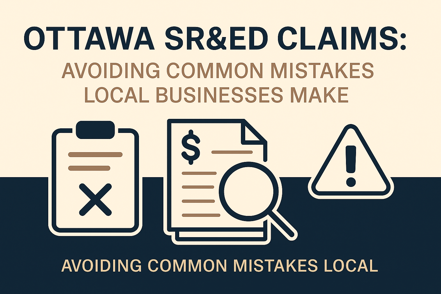 Ottawa SR&ED Claims: Avoiding Common Mistakes Local Businesses Make